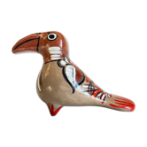 Ceramic vintage exotic bird