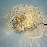 Vintage bubble glass wall light