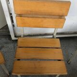 Wooden and iron chair suites from the 70's