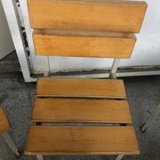 Wooden and iron chair suites from the 70's
