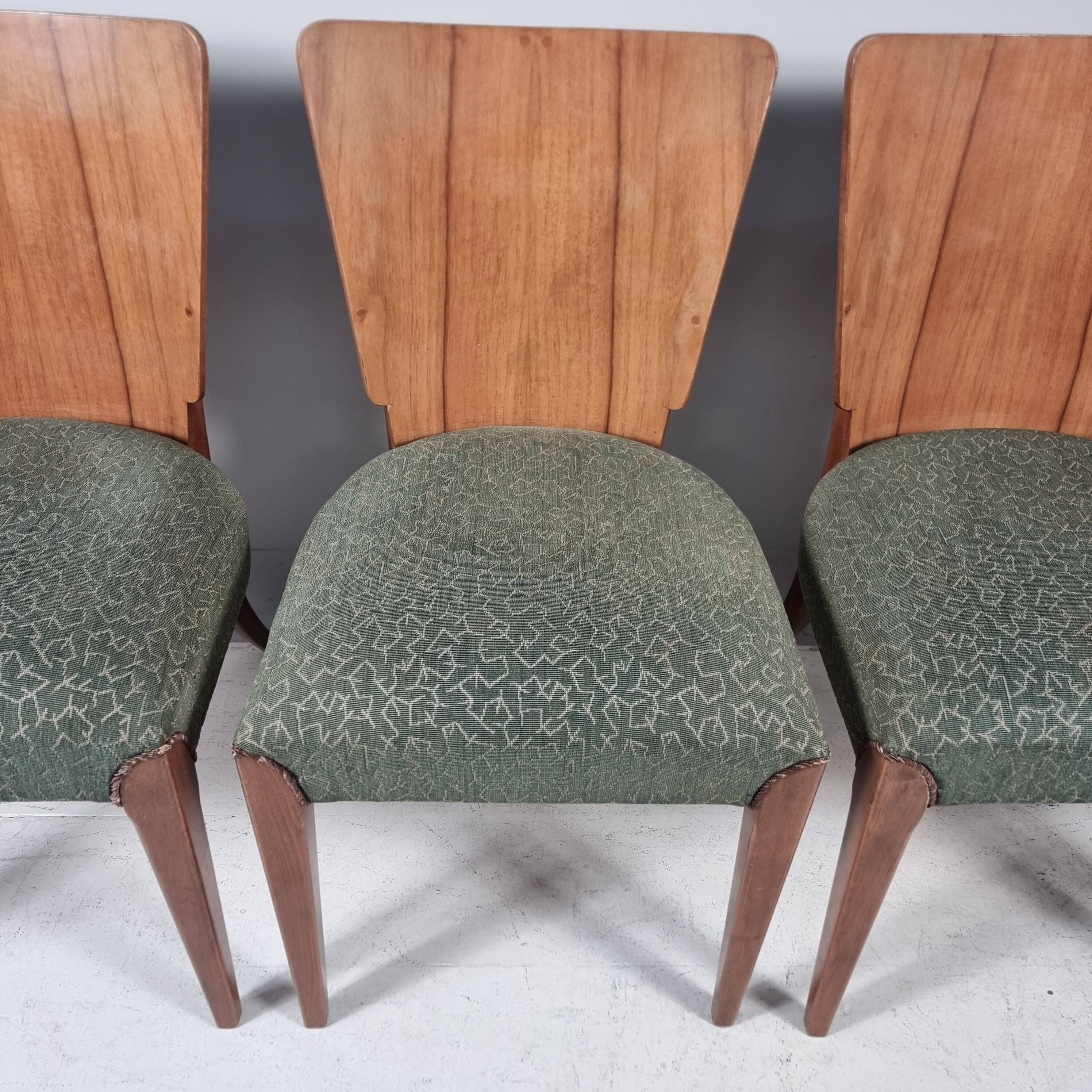 Set Chairs and Table  by Jindřich Halabala for Up Zavody, 1940s