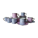 Set of 12 porcelain cups Sarah Creation