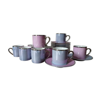 Set of 12 porcelain cups Sarah Creation