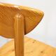 Set van 4 vintage eetkamerstoelen grenen