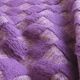 Purple Checkered Rug - 281 x 207 cm