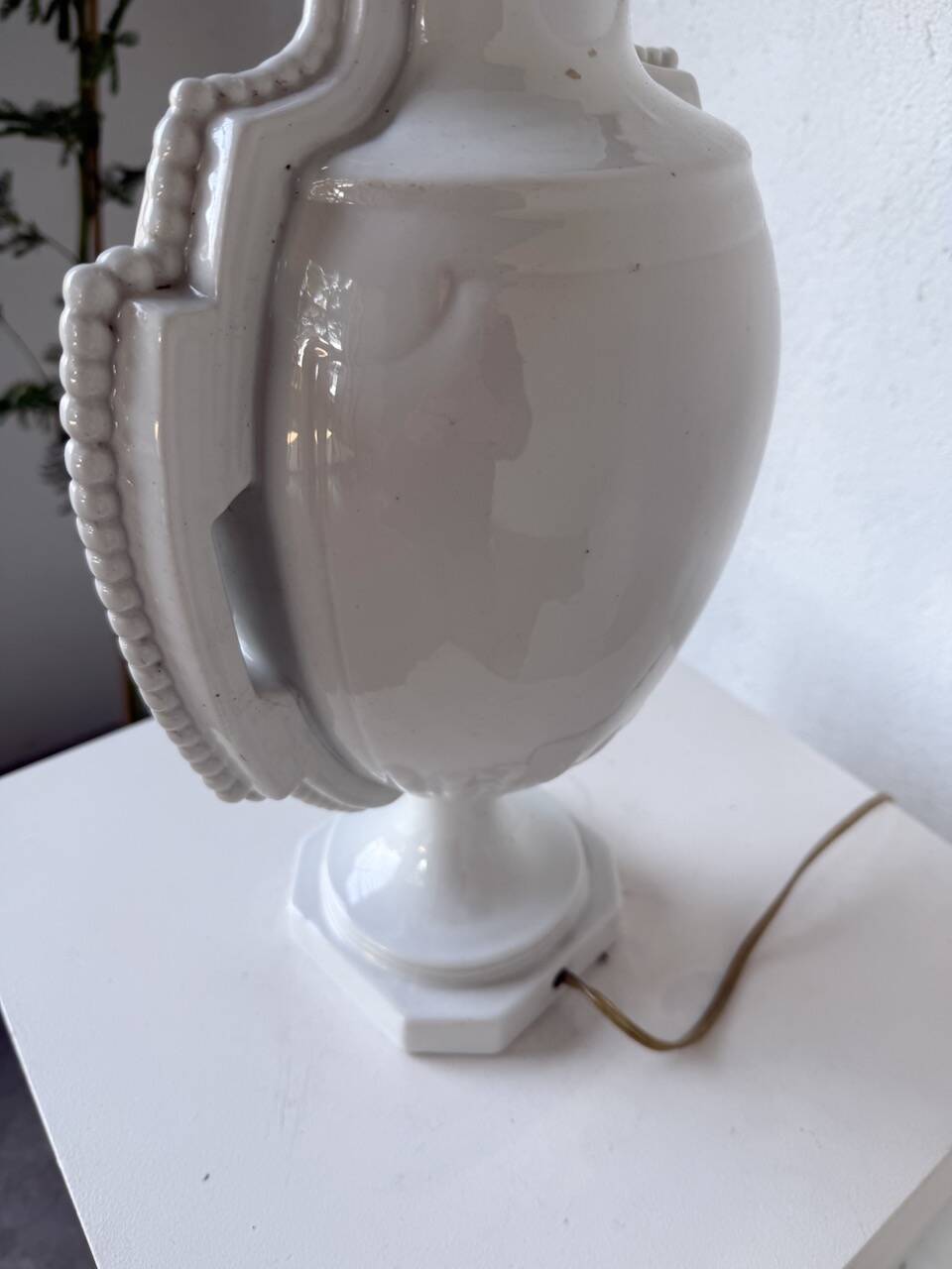 1940s ceramic lamp base