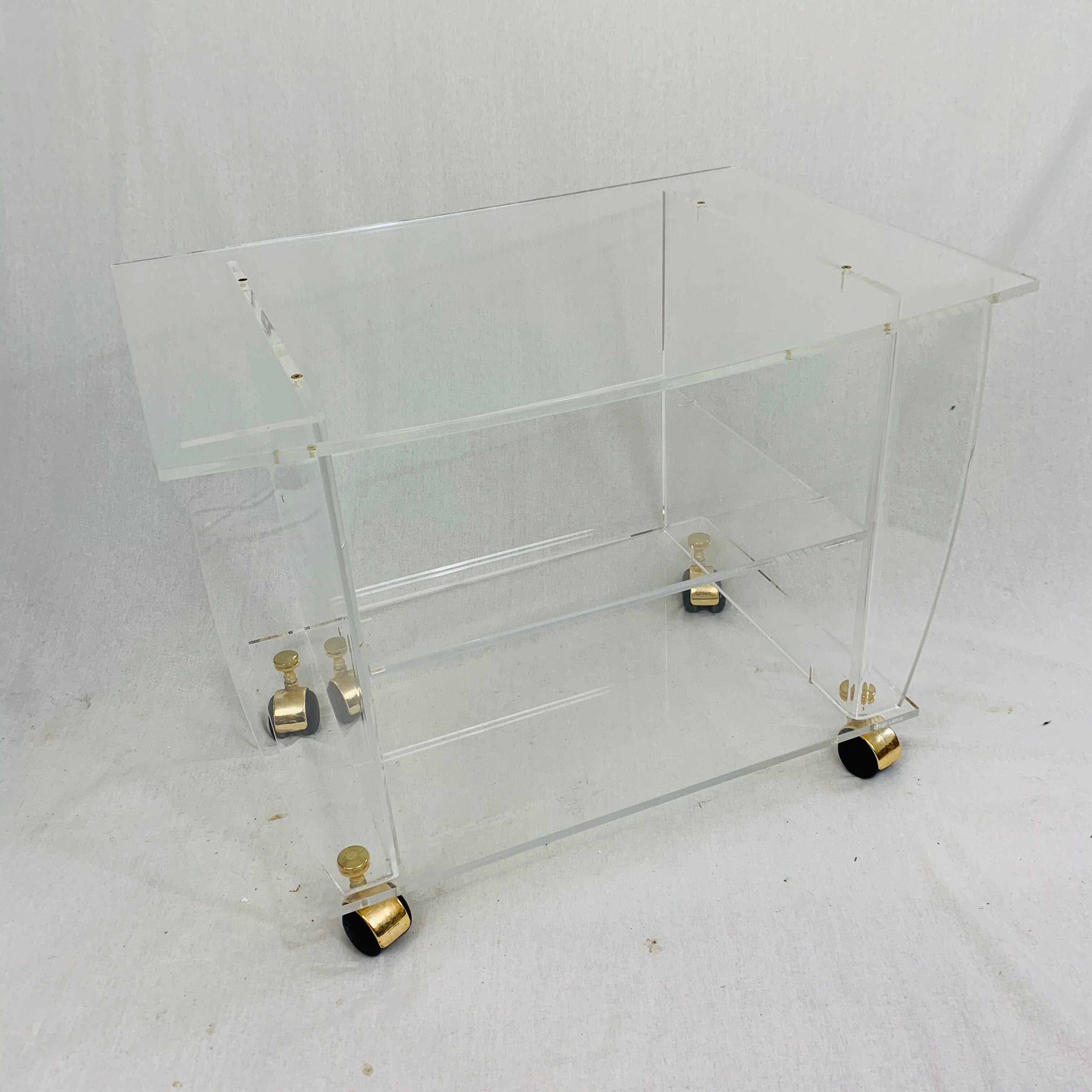 Altuglass plexiglass serving table David Lange