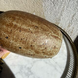 Stoneware foot lamp