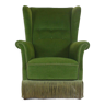 Fauteuil en velours danois des années 1970