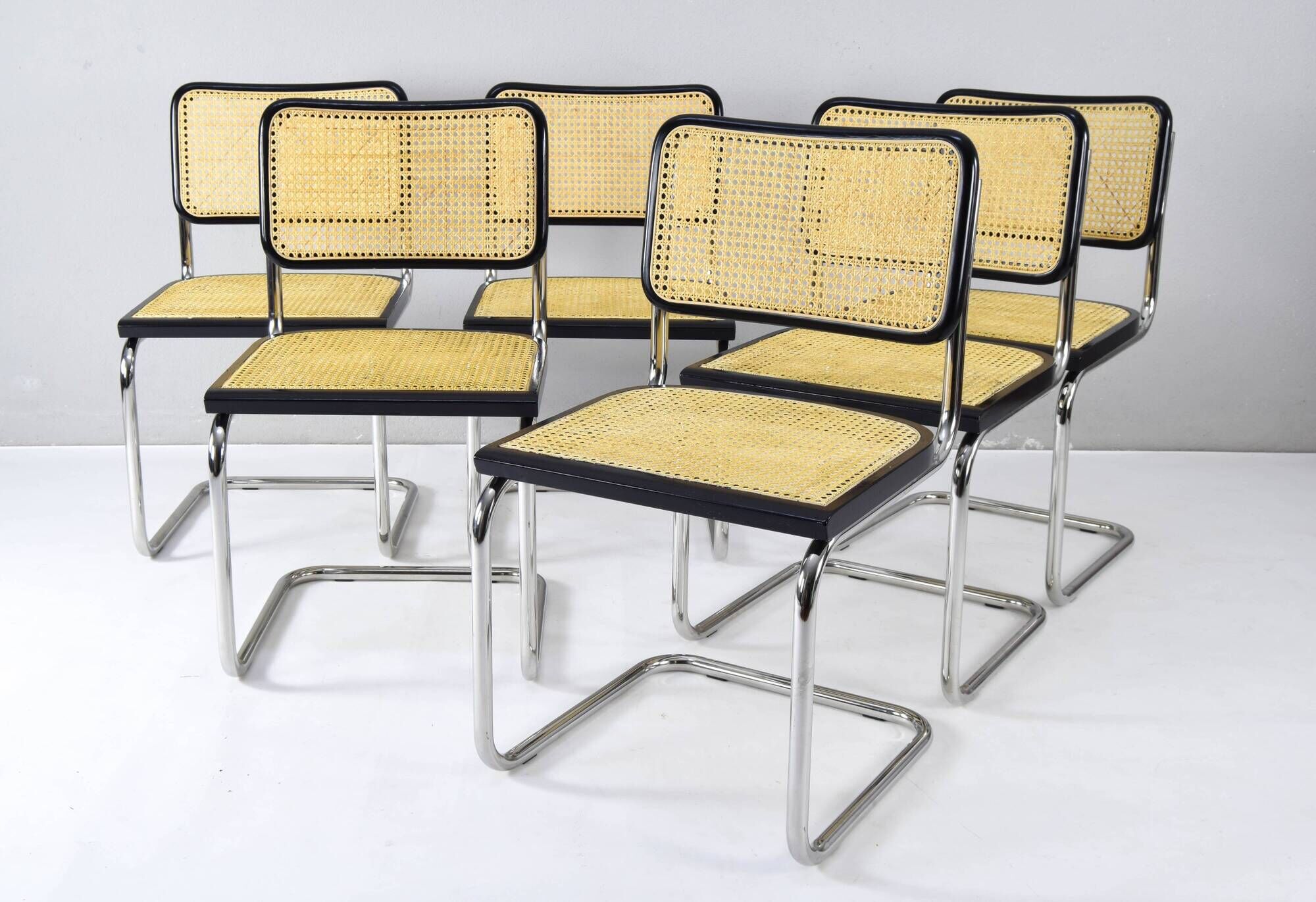Page 1 of 10 Mid Century Modern B32 Cesca Cairs set of six