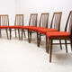 6 mid century dining chairs by Jitona, 1970s