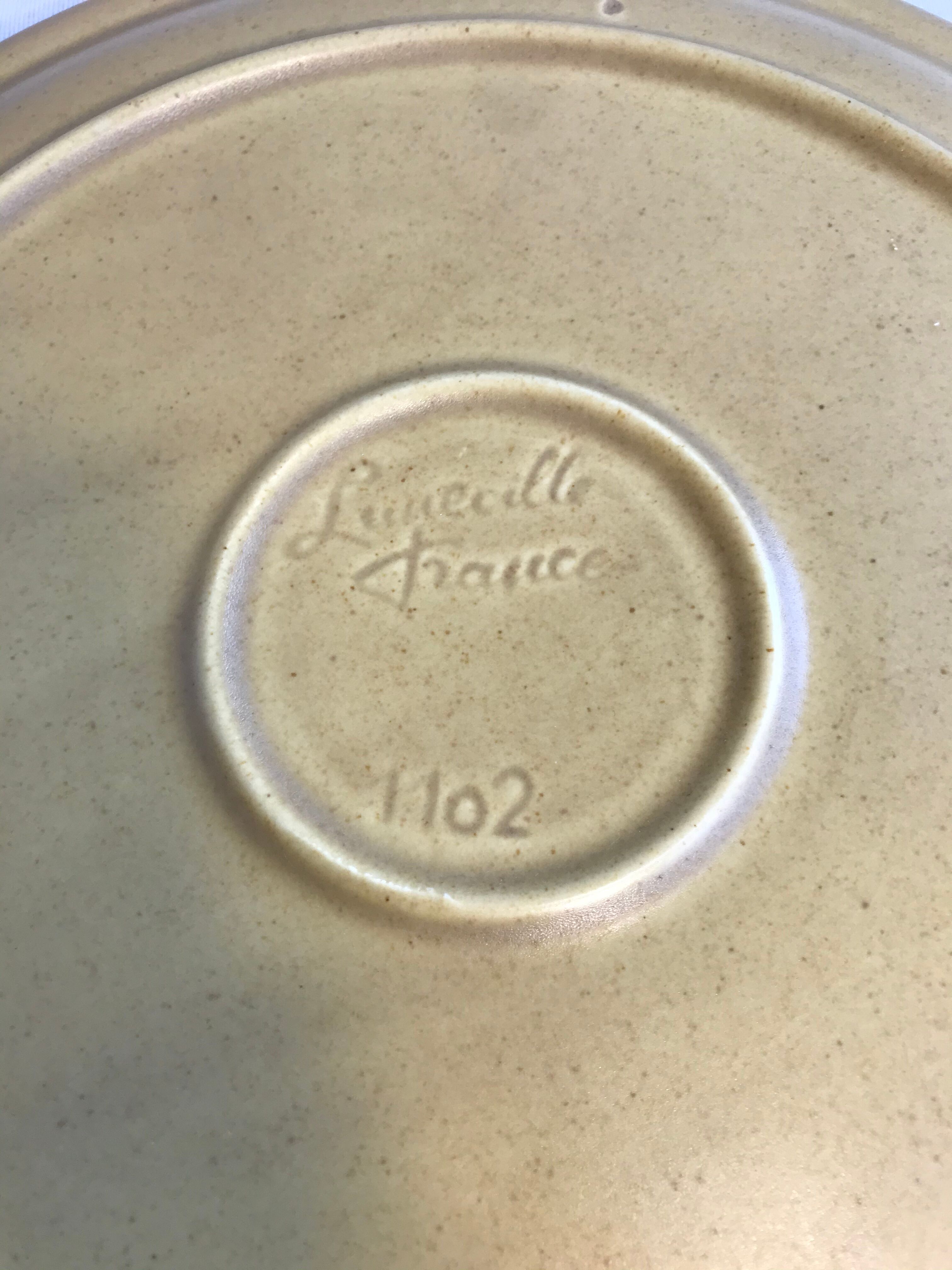 Former luneville ceramics dish