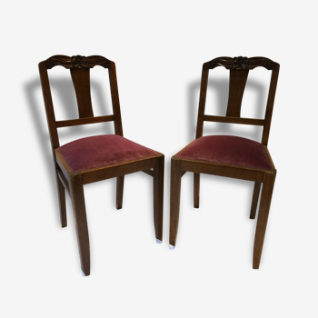 Pair de chaises anciennes