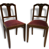 Pair de chaises anciennes