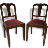 Pair de chaises anciennes