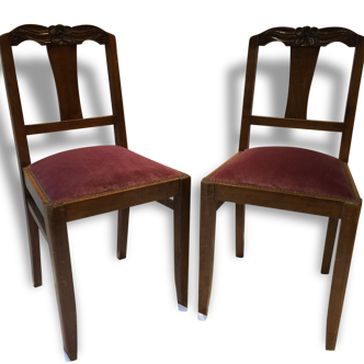 Pair de chaises anciennes