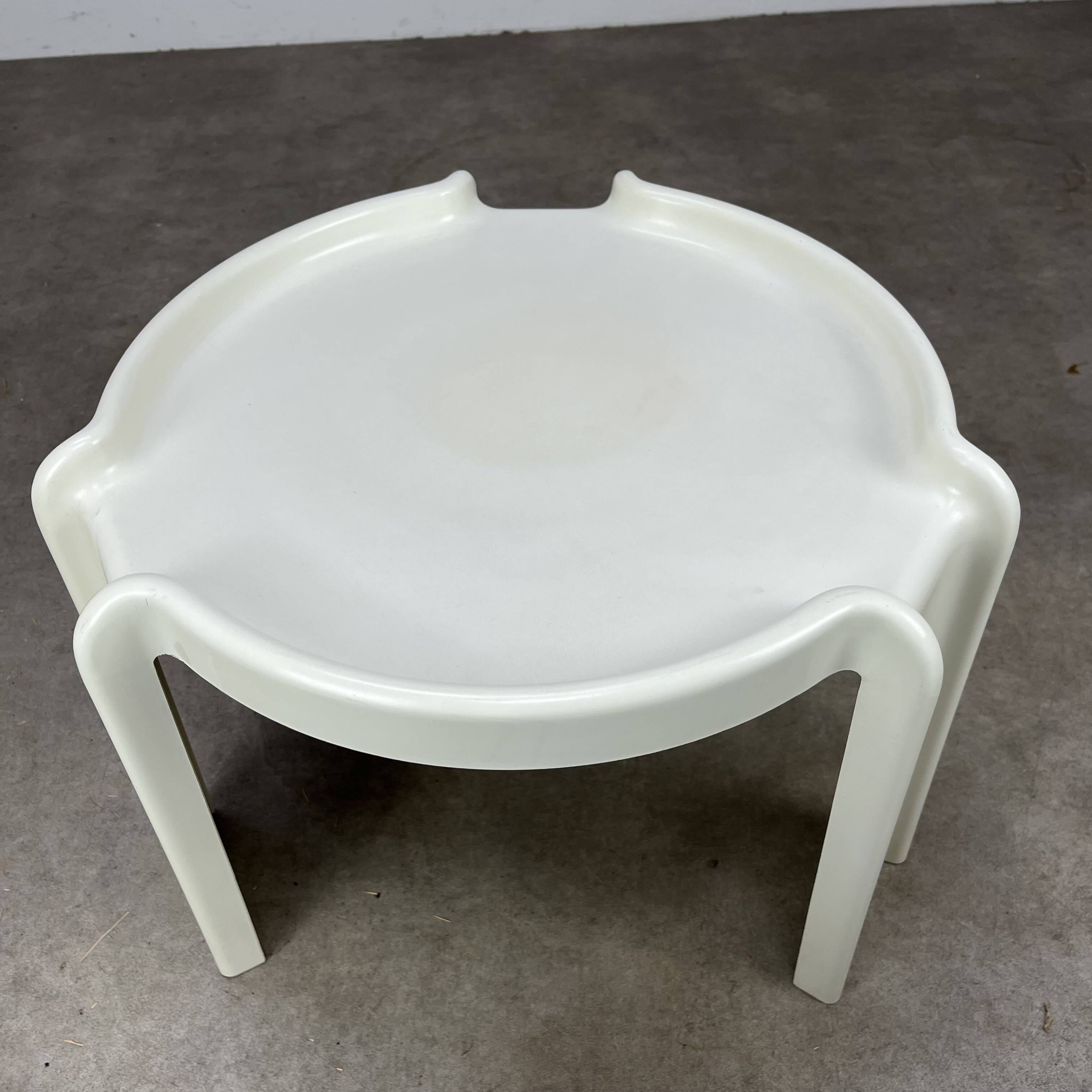 Giotto Stoppino side table, Kartell, 70s, space age style