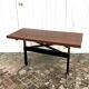 Table basse relevable vintage