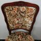 Louis XV Style Chair in Wood and Floral Fabric