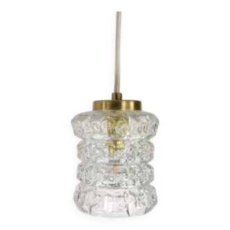 Lampe vintage Yugochic en verre recyclé pour chambre à coucher