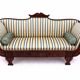 Biedermeier sofa, northern europe, circa 1860. after renovation
