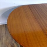 Scandinavian teak extandable round table