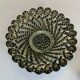 Large woven and twisted ceramic basket, Fase, Vallauris