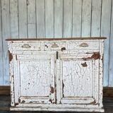 Buffet peinture craquelée