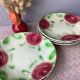 Assiettes antiques en majolique