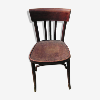 Old bistro chair with Joseph plate
