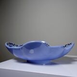 Longwy earthenware and enamel bowl/emptying cup, vintage Chârtres model