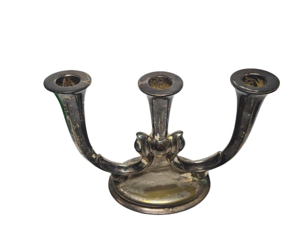 Art Deco three-armed candleholder, Germany, 1950s