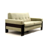 Vintage Brutalist 2-person sofa made in the 1970s
