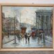Place de la Madeleine, Paris, oil on canvas signed A Richmond
