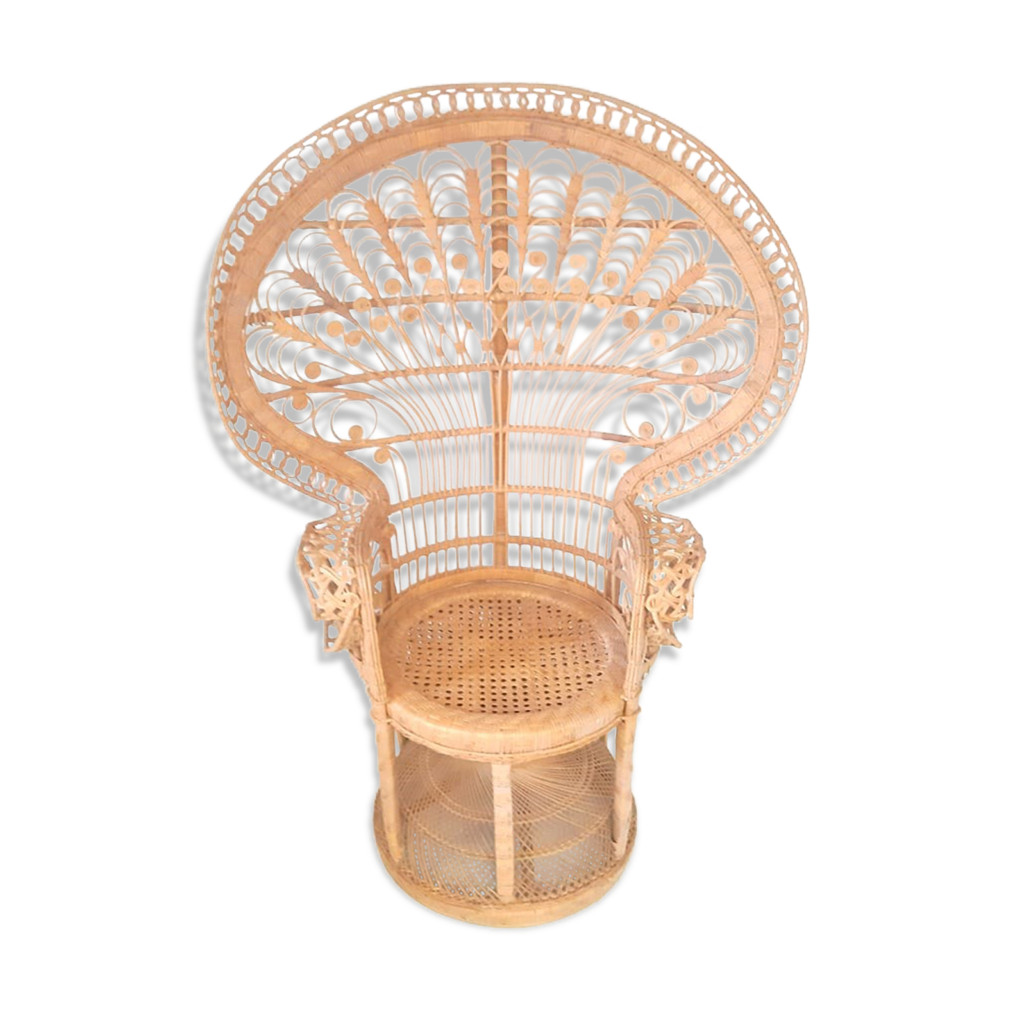 Armchair Emmanuelle peacock