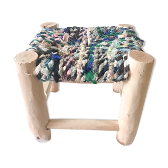 Mini Tabouret Boucherouite