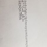 Olympia typewriter