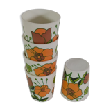 Five 70s glasses