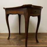 Cabaret table in walnut and oak from the end of the 19th century