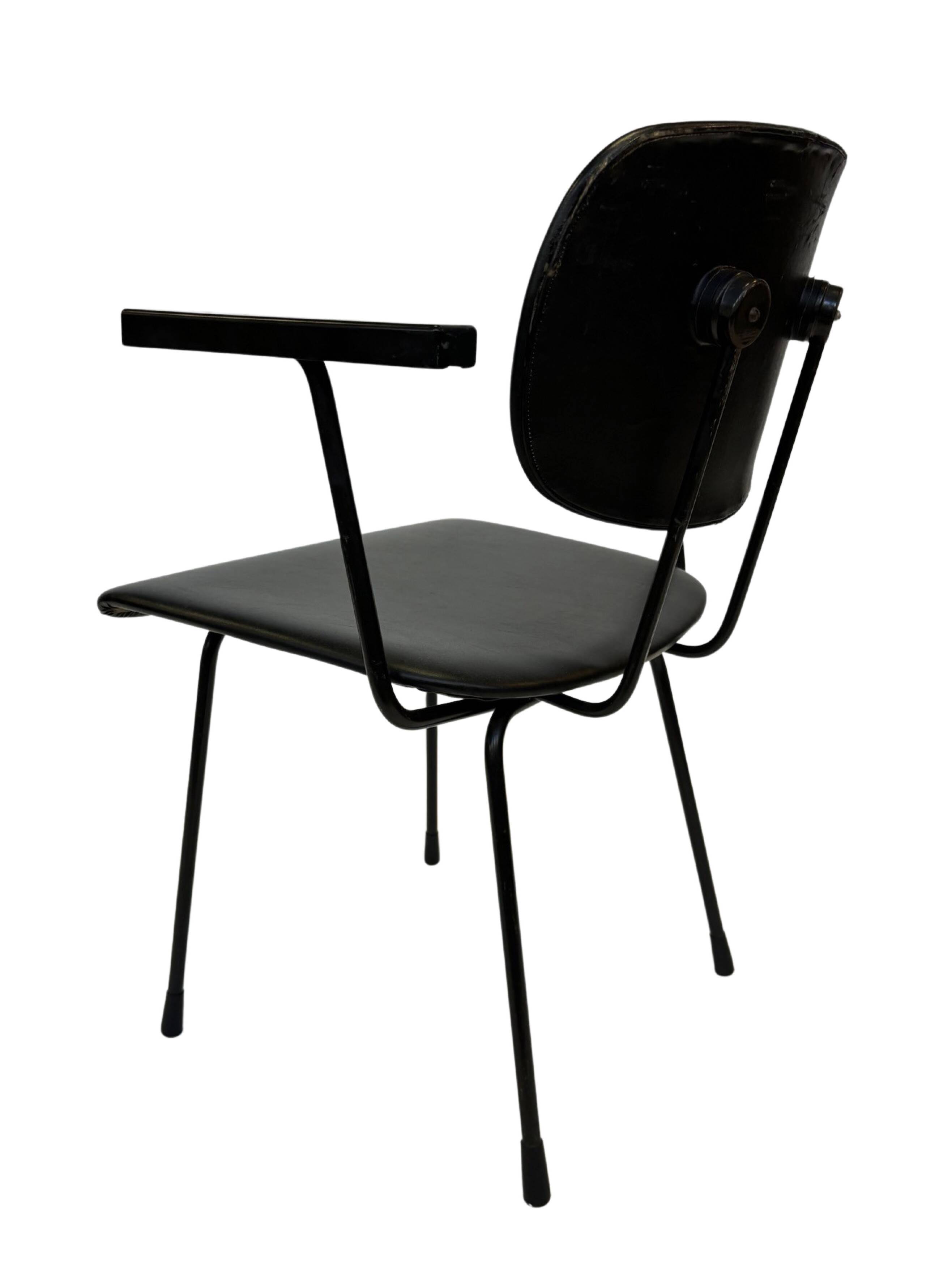 Vintage Gispen model 216 chair Wim Rietveld Design