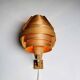 Mounted Pine Veneer Conical Wall Lamp By Hans-Agne Jakobsson For Markaryd, Sweden 1960S