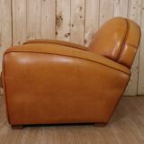 Vintage leather club chair