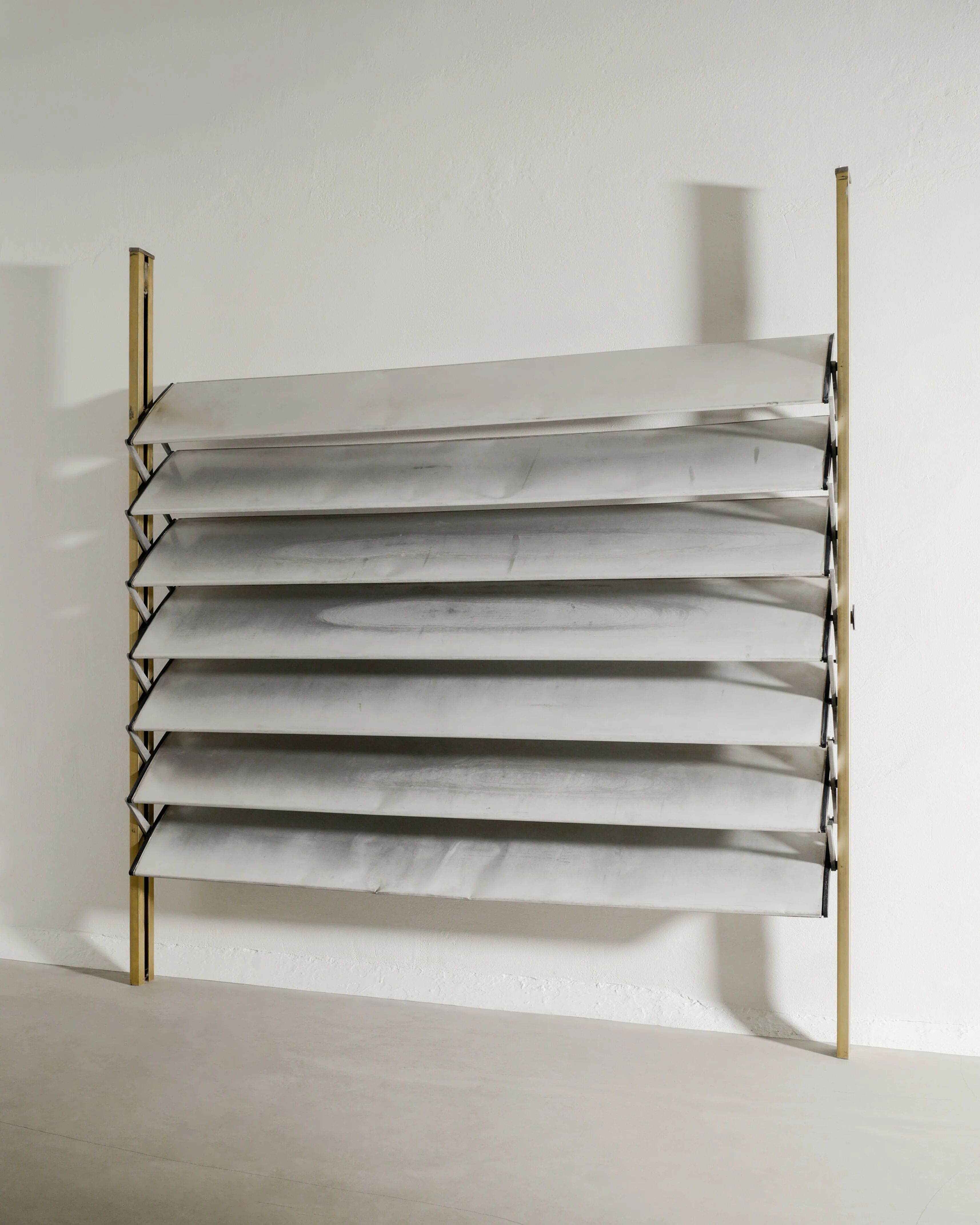 French Mid Century Jean Prouvé Aluminium Brise-Soleil Sun Shutter, 1950s