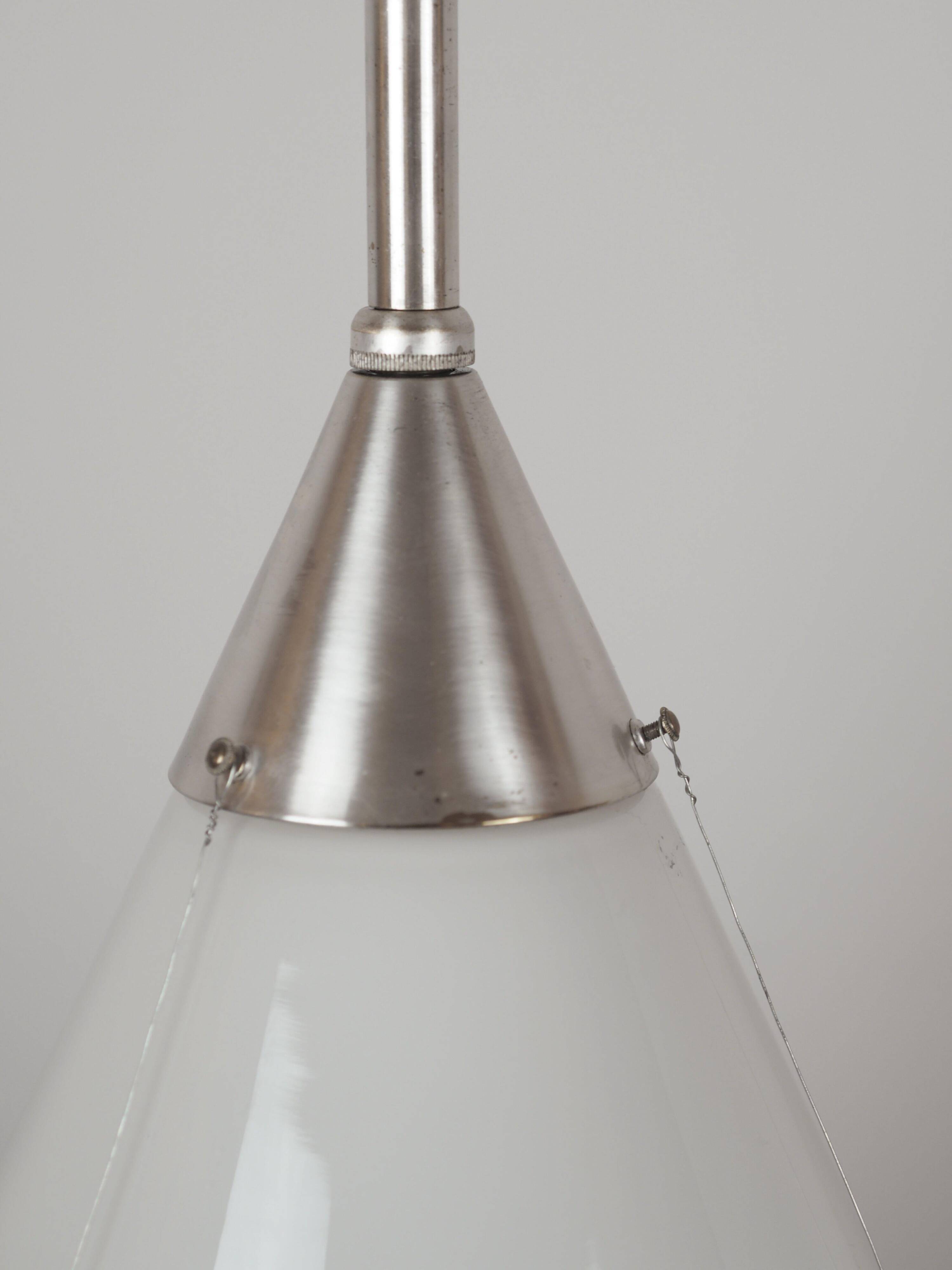 Iconic pendant lamp "Luzette" by Peter Behrens for Siemens, c. 1910s