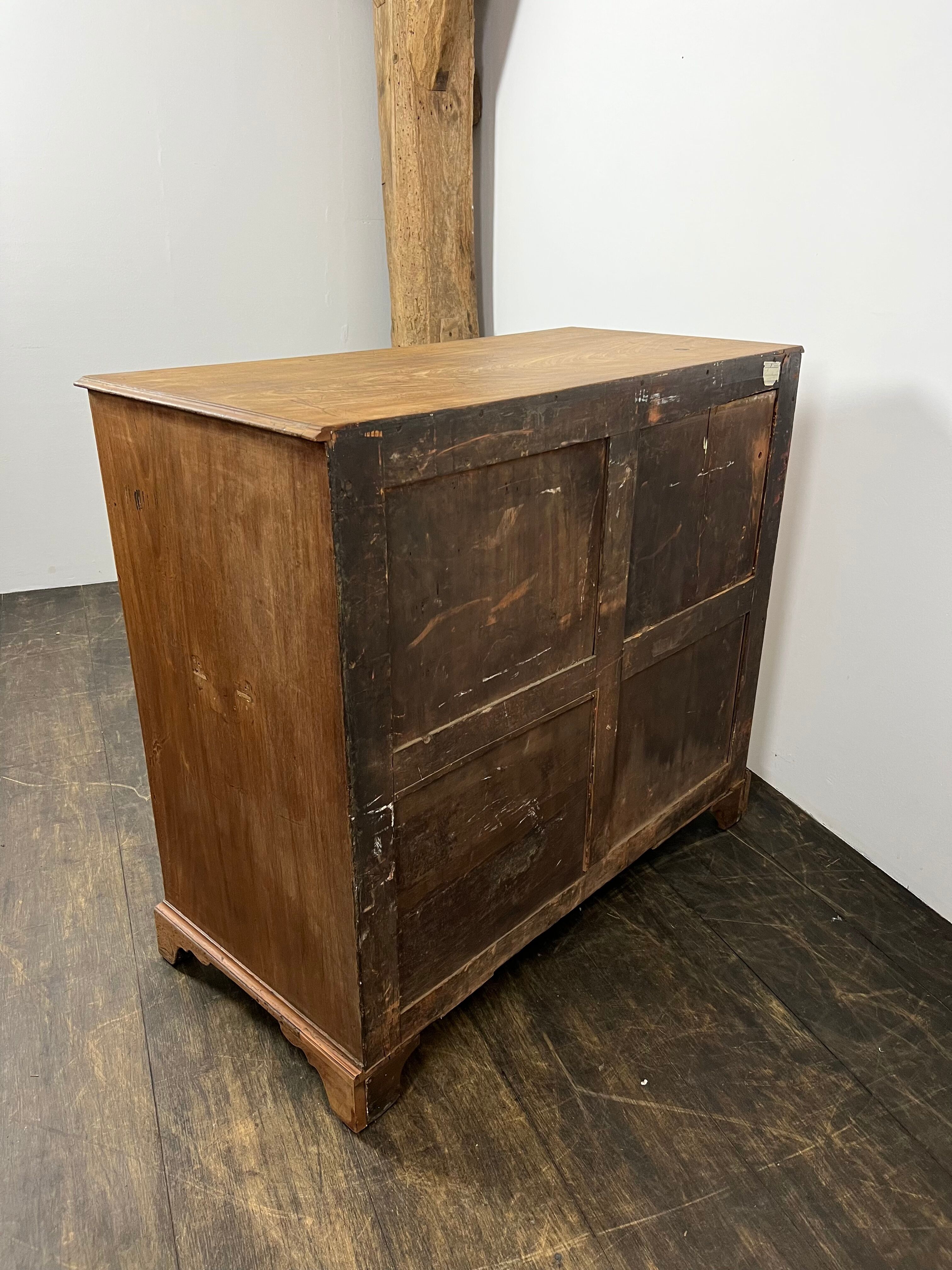 English bureau chest of drawers