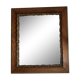 Carved wooden mirror 47x54cm