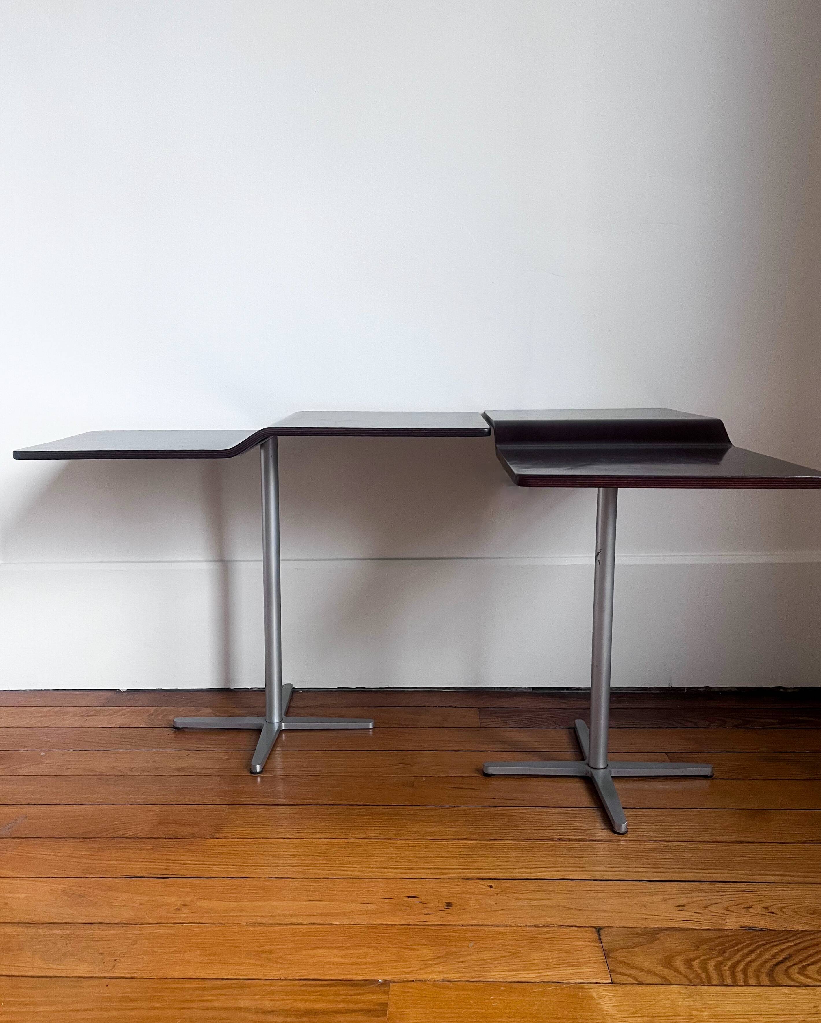 Vintage side table pair