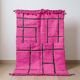Handmade wool rug with traditional pink patterns 150x250 cm