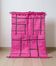 Handmade wool rug with traditional pink patterns 150x250 cm