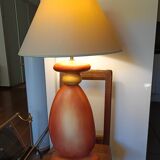 ceramic pebble lamp 1990 signed François Chatain